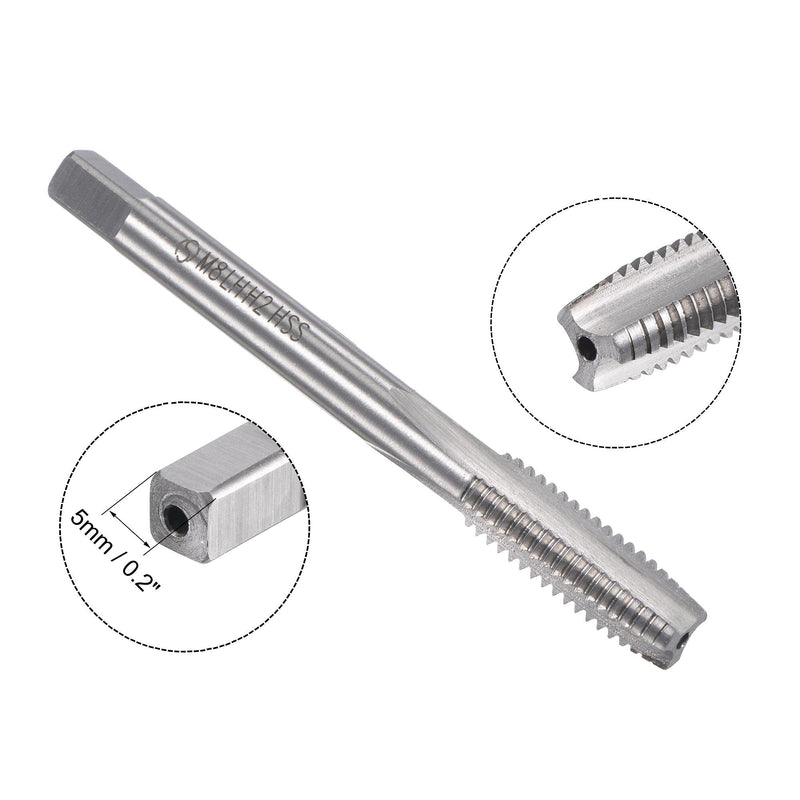 sourcing map M8 x 1.25mm left hand tap die tap alloy tool