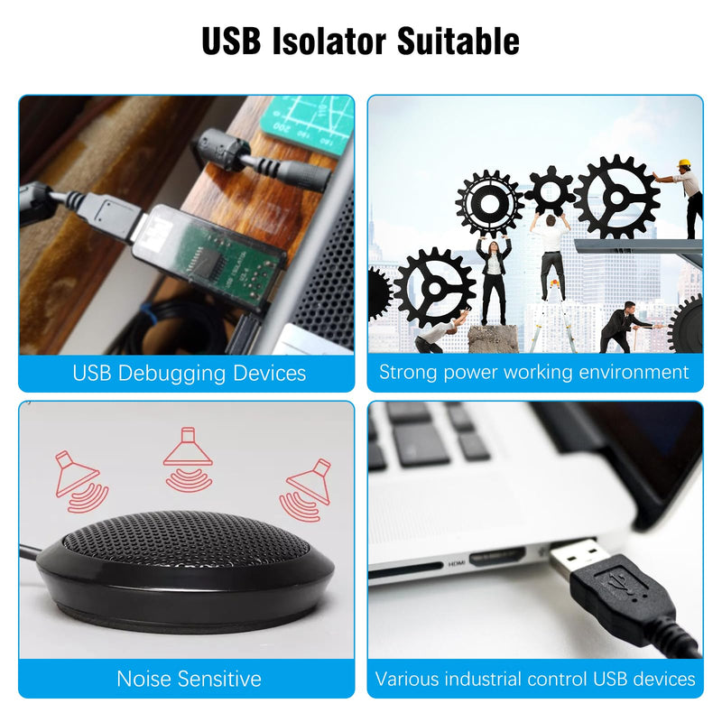 ADuM3160 USB Isolator Module ADuM3160 USB to USB Isolator 2500 V Supports 12 Mbit/s Noise Isolation in the Circuit Suitable for Arduino Debugging