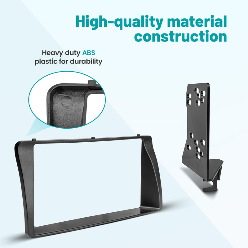 Double DIN Aftermarket Radio Installation Dash Kit for 2003-2008 Toyota Corolla Radio Dash Stereo Mounting Installation Trim Bezel Bracket Kits
