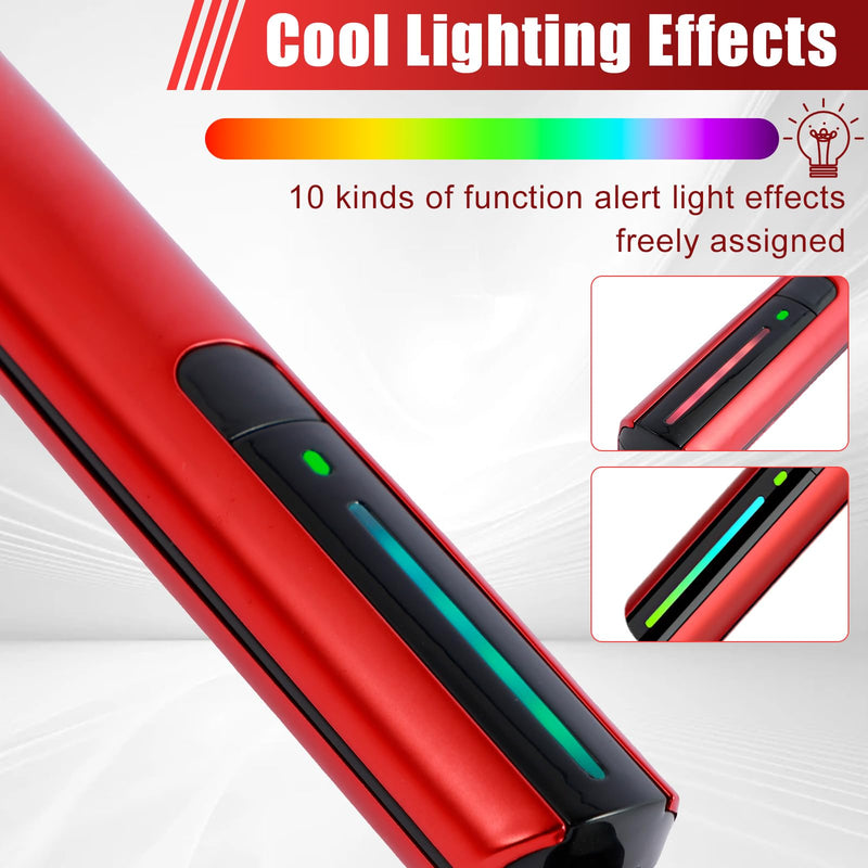 Sabre grinder with 8 types of grinding heads, 12 types of sandpaper, mini pen sander, overload protection, 3-speed reciprocating sander, USB fast charge, electric grinding pen, 10 functional light effects