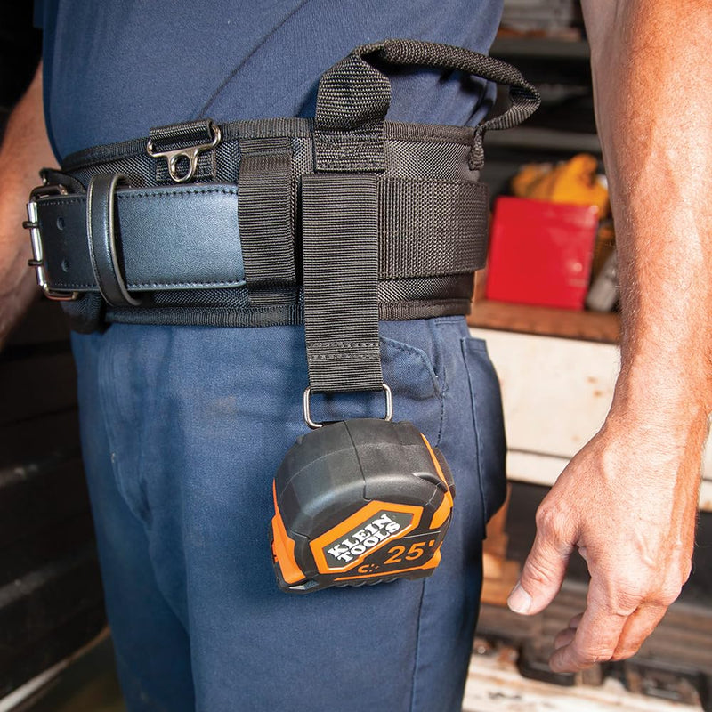 Klein Tools 55919 Electrician Tool Belt for use with Modular Pouches from Klein Tools Click Lock Modular System, Size L Large Tool Belt