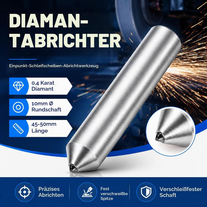 Diamond Grinding Disc Straightener 50 x 10 mm 0.4 Carat Diamond Dressing | Single-point sanding discs dresser dressing tool for precise dressing of grinding disc for sanders
