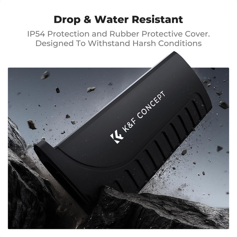 K&F CONCEPT 2-in-1 SD Card Reader Adapter, UHS-II/SD 4.0/Micro SD/USB 3.1 Type-C Dual Slots High-Speed Flash Card Case Compatible with Cameras, Drones, Action Cameras, Phones, Laptops