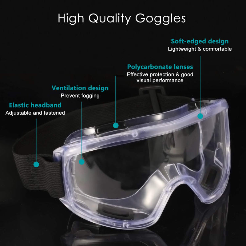 Zelbuck Professional Reusable Half Face Cover with Goggles - Equipped with 2 filters and 6 filter cotton for craftsmen, DIY enthusiasts, paint spraying and pesticide etc