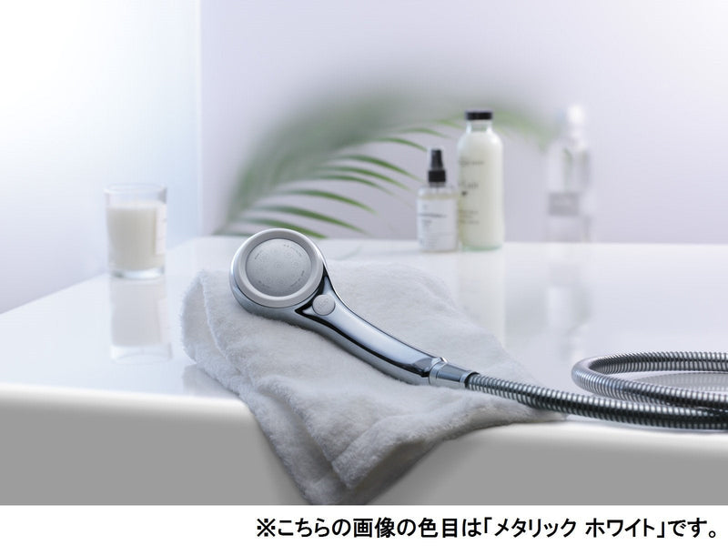 Sanei faucet shower head water-saving stop Rainey White PS303-80XA-MW2 [soft, comfortable to bathe shower hole 0.3mm-feel] (japan import)