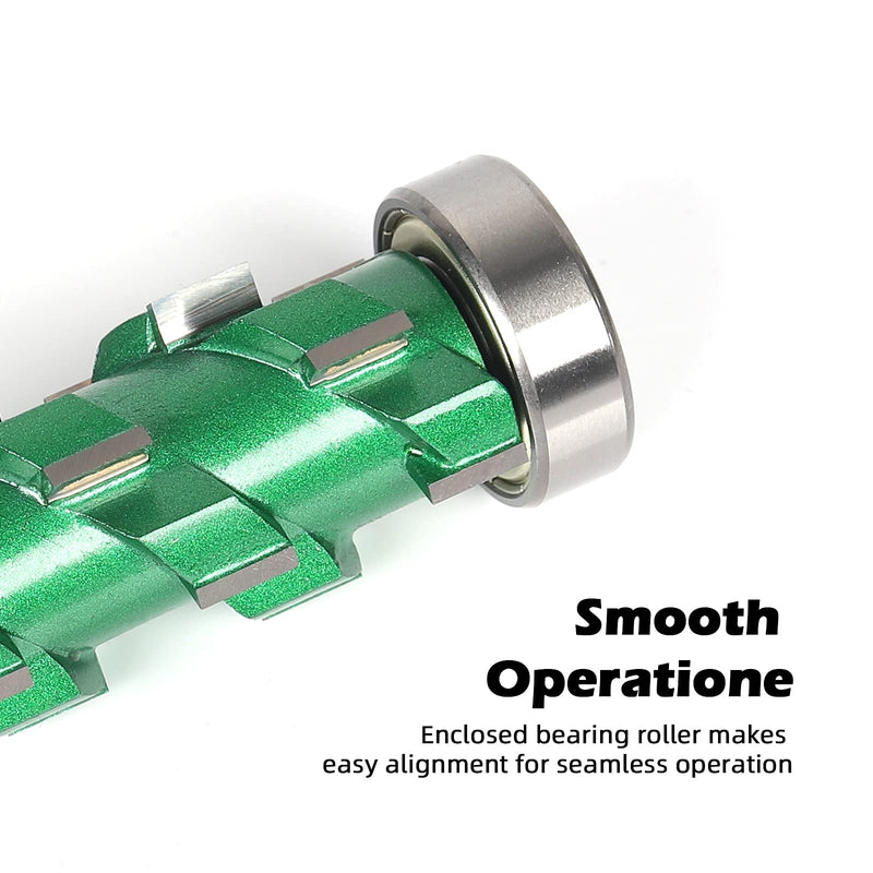 PRO Flush Trim Router Bit(20 Flutes) 1/2" Shank,2-3/4"Cut Length 20 Flutes