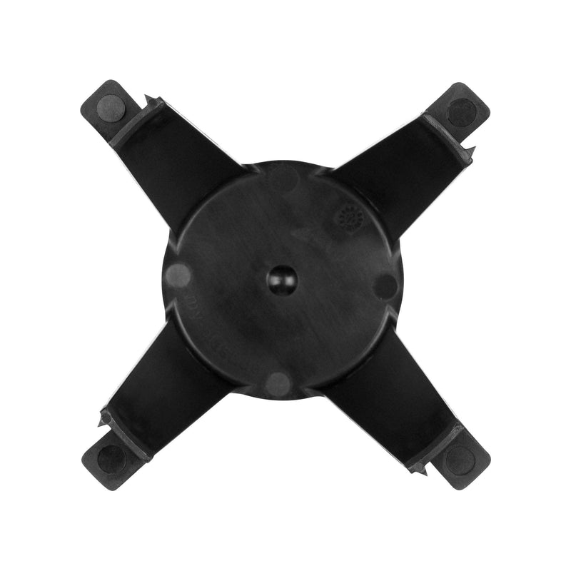 My Plast spacers for recessed spotlights - flame-retardant heat protection plastic holder, protective ceiling spacers for deep halogen or LED lamps, Ø recess 62-90 mm [10 pieces] 10 pieces
