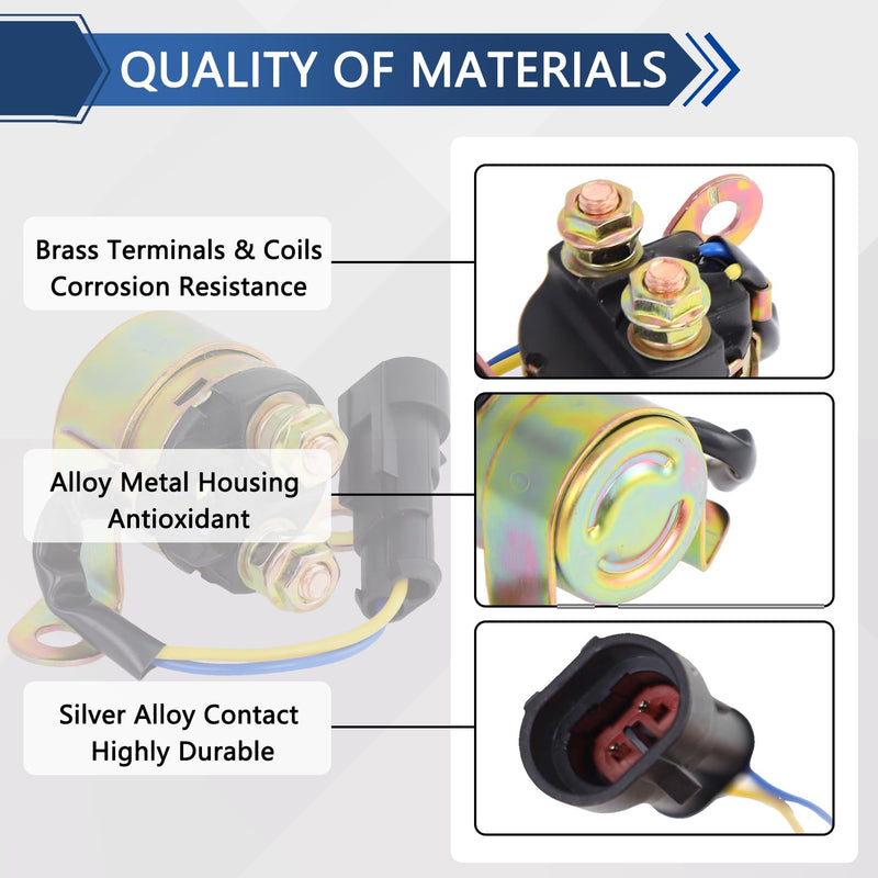 Starter Solenoid Relay Compatible with Polaris Ranger 400 500 570 700 800 RZR 4 XP S 570 800 900 Sportsman 500 700 800 Trail Boss 330 Trail Blazer 330 Replaces# 4012001 4010947