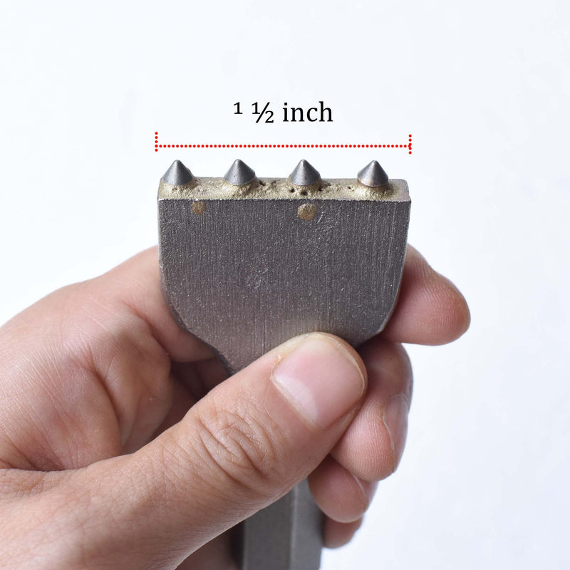 6 1/8 in. x 1 1/2 in. SDS Plus Mortar Raking Chisel, Mortar Joint Removal SDS Plus Chisel Bit, SDS Plus Tuckpointing Tool(Pack of 2)