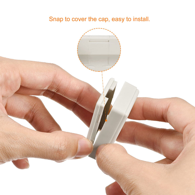 sourcing map Pack of 3 Dustproof Mini Junction Box 50x27x14mm ABS for Electrical Project Grey