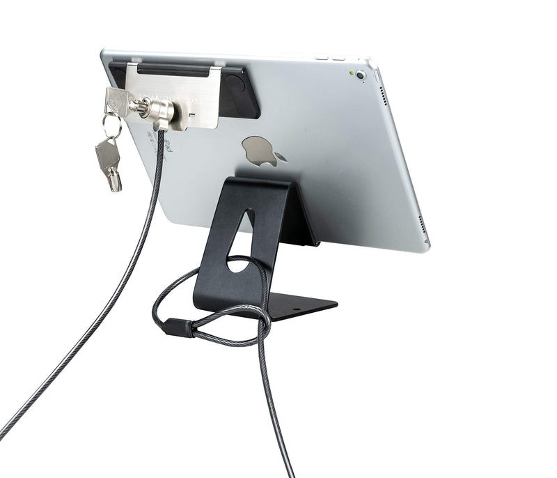 Steel Cable Lock- CTA Security Steel MK Compatible Cable and Lock System for Laptops, Desktops, & Other Devices - Compatible with Standard Kensington Slots (LT-CABLEMK)