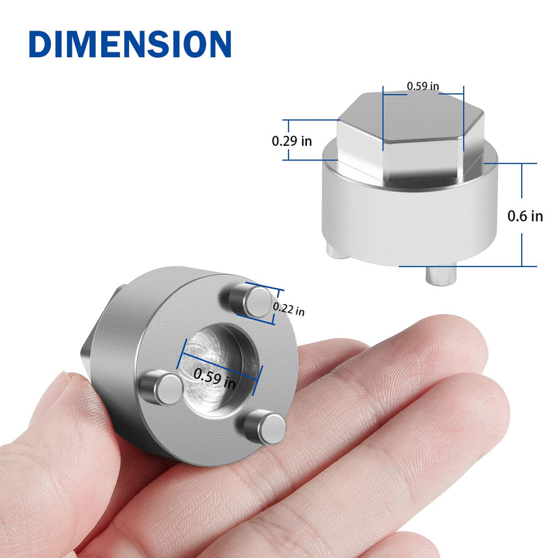 32106891974 Steering Rack 24mm Hex Head Direction Machine Removal Tool Thrust Piece Replacement for BMW EPS 1 2 3 4 Series F30 F31 F32 F33 F34 F35 F36