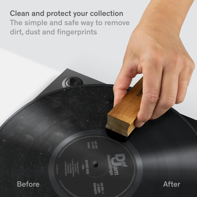 Vinyl Record Cleaning Kit - 5-in-1 Vinyl Record Cleaner Kit Includes Velvet Record Brush, Stylus Brush, Record Cleaning Solution, Cleaning Brush & Storage Bag - Vinyl Cleaning Kit 5pc Essential Kit