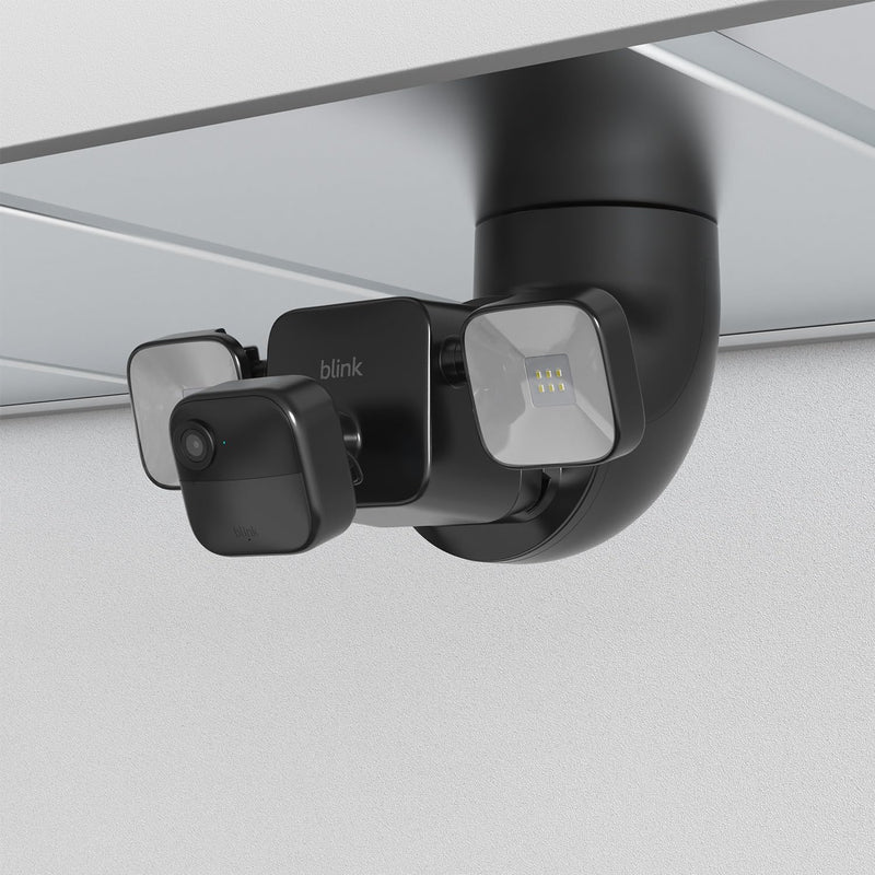 Holicfun Eave Mount for Blink Outdoor 4 Floodlight Camera and Blink Wired Floodlight Camera, 90-Degree Angle Adjustment, Black