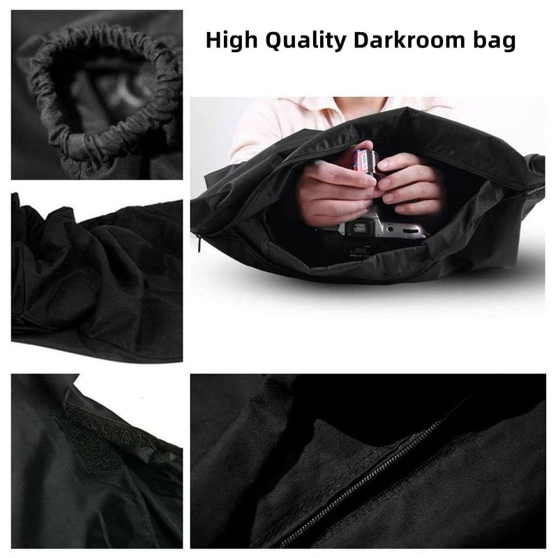 Darkroom Bag, Photography Cameras Film Changing Bag Thick Cotton Fabric Anti-Static Camera Film Developing Tank Photography Supplies