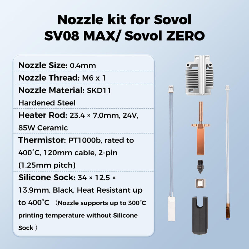 Sovol SV08 Max All Metal High Flow Hotend Kit