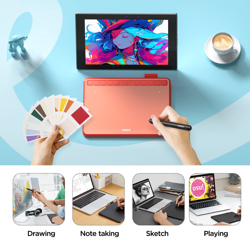UGEE P01D Stylus for M708 V3/S640/S640W/S1060/S1060W Drawing Tablet, Battery Free Pen