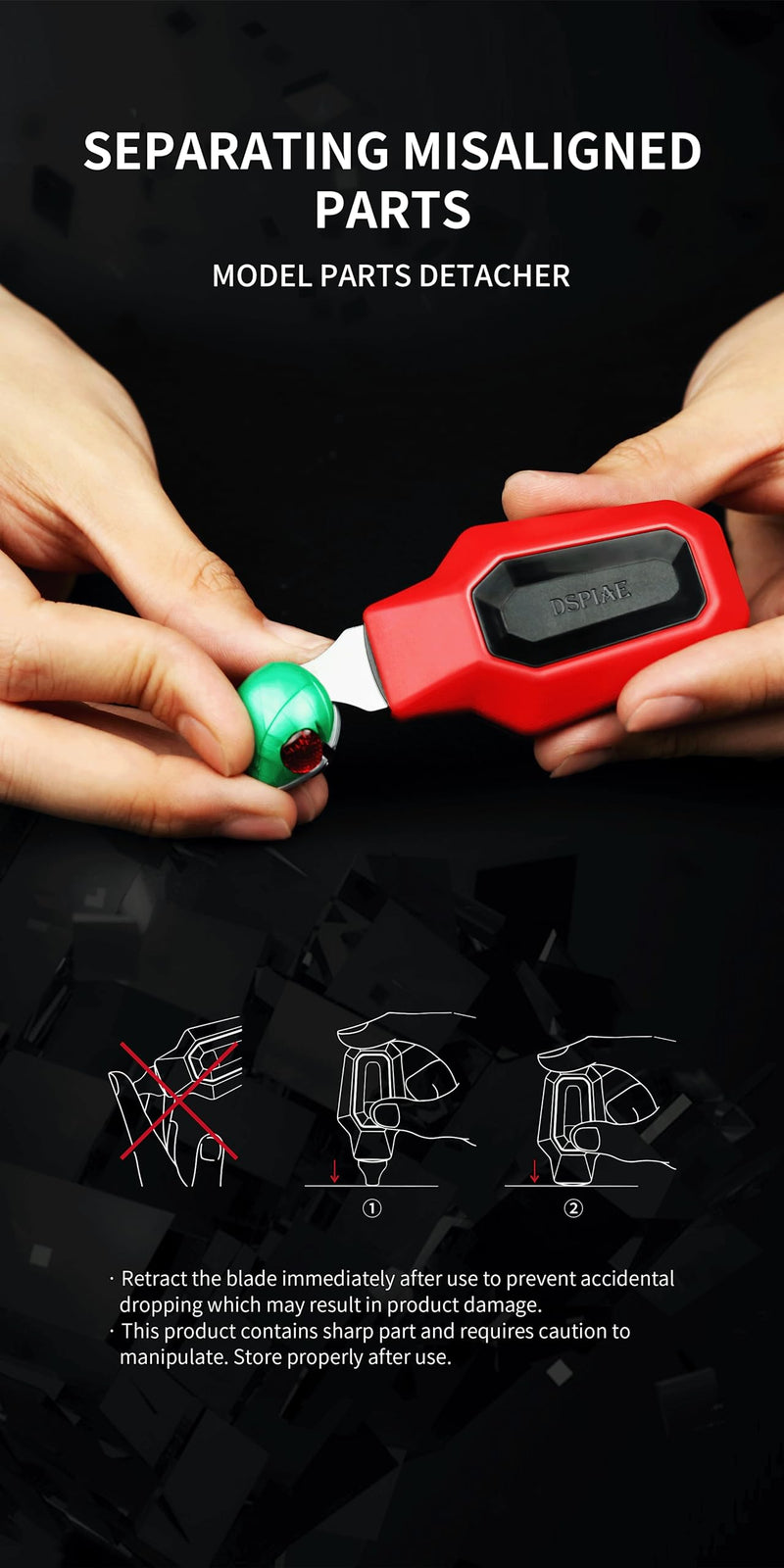 DSPIAE Departure Tool Combo Set – Precision Hobby Tools for Model Building, Gunpla, Crafting, and DIY Projects