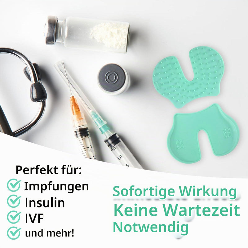 Shot Blocker for Injections for Kids, Shot Helper Wound Blocker, Pack of 4 | Draw attention, shot pain reducer, reusable plastic immunisation shooting aid blocks