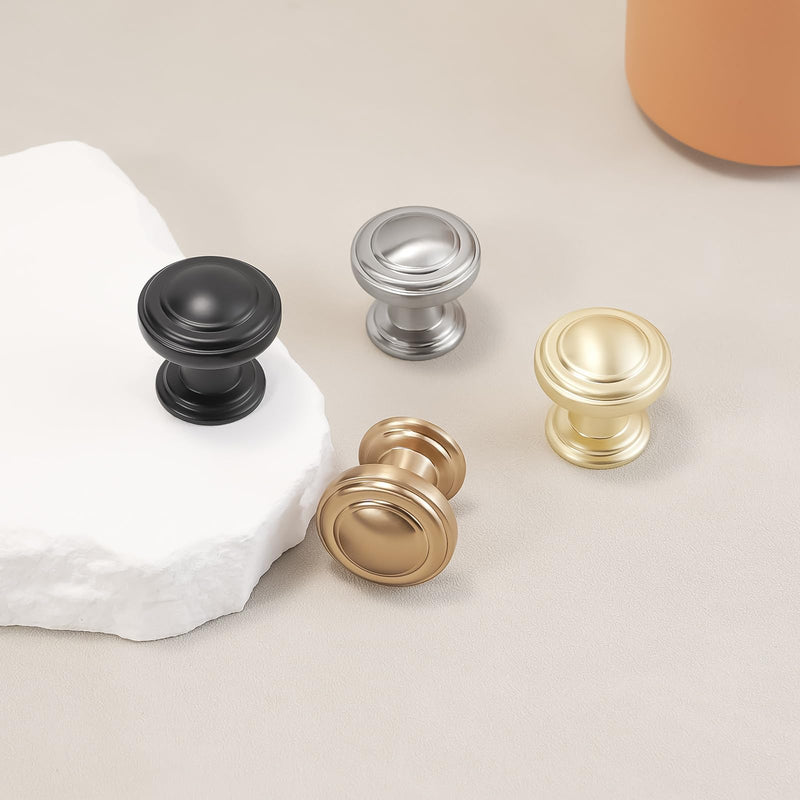10 Pack Matte Black Kitchen Cabinet Knobs Black Drawer Knobs Kitchen Cabinet Hardware Zinc Alloy Handles Drawer Knobs Dresser Handles Knob 10