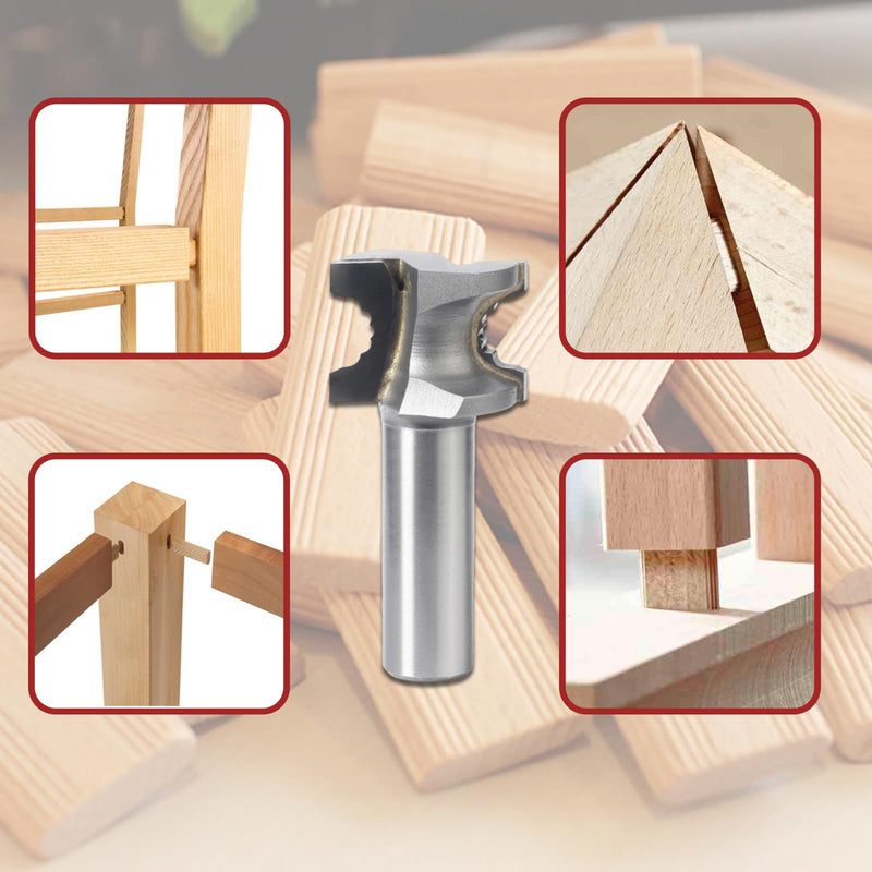 FindBuyTool Milling Cutter Set, 3-Piece Edge Milling Cutter 12 mm Shank for Festool Domino XL DF700, Tungsten Carbide Flush Cutter Set for Woodworking and DIY Projects, Router Bits D10, D12, D14 12mm Shank 3 PCS-D10/D12/D14