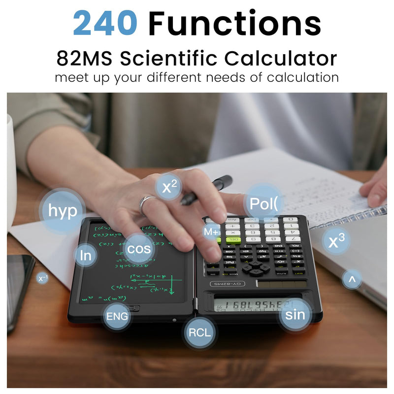 82 MS Scientific Calculator for School with Notepad * 2