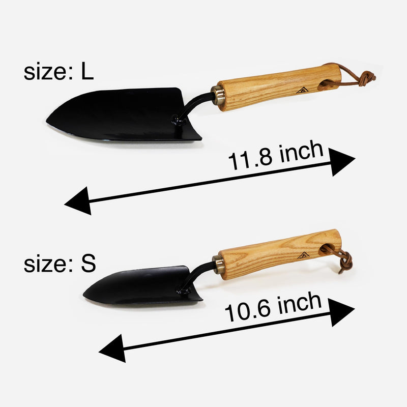 Hand Trowel by Nokaji Yamago – Premium Japanese Garden Tool, Forged by Master Blacksmiths in Sanjo, Japan (Large) Large