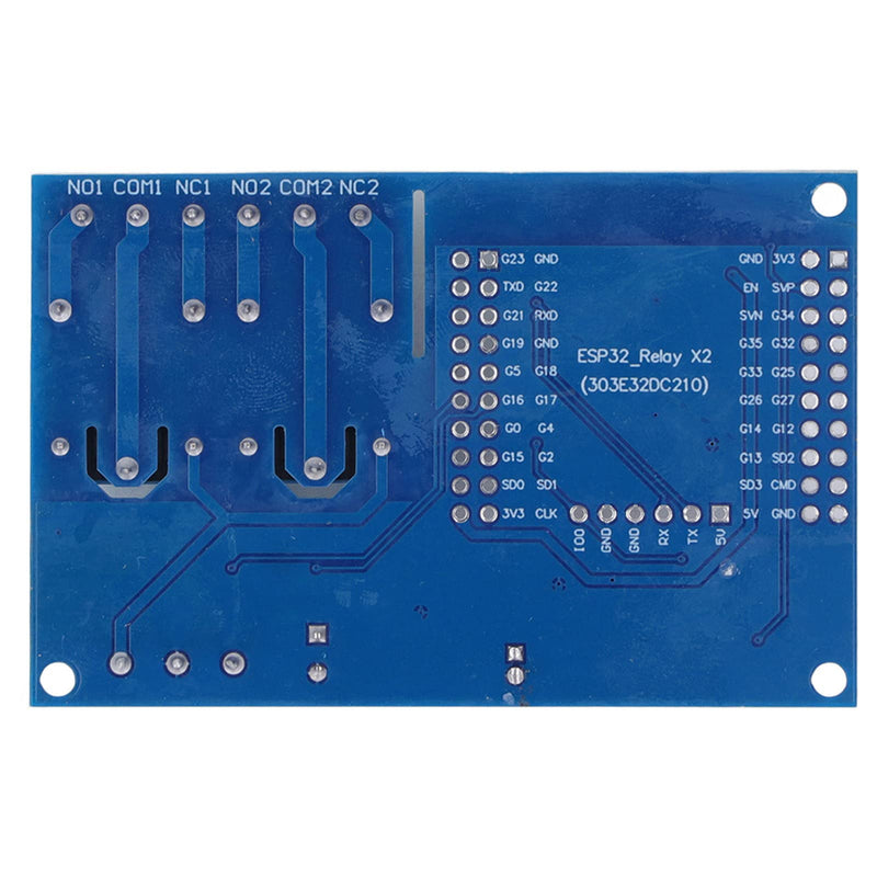ESP32 2 Channel 5V Relay Module 4MB Flash Large Capacity Programmable Relay Board for Secondary Development Learning
