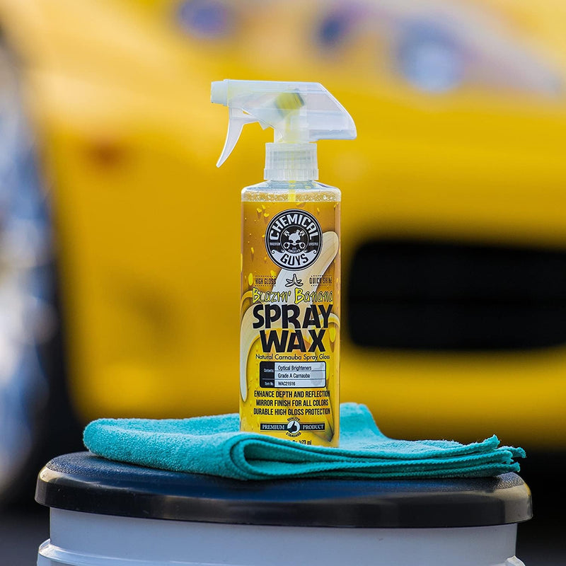 Chemical Guys WAC21516 Blazin' Banana Spray Wax, Natural Carnauba Gloss, Safe for Cars, Trucks, SUVs, RVs & More, 16 fl oz 16 Fl Oz (Pack of 1)