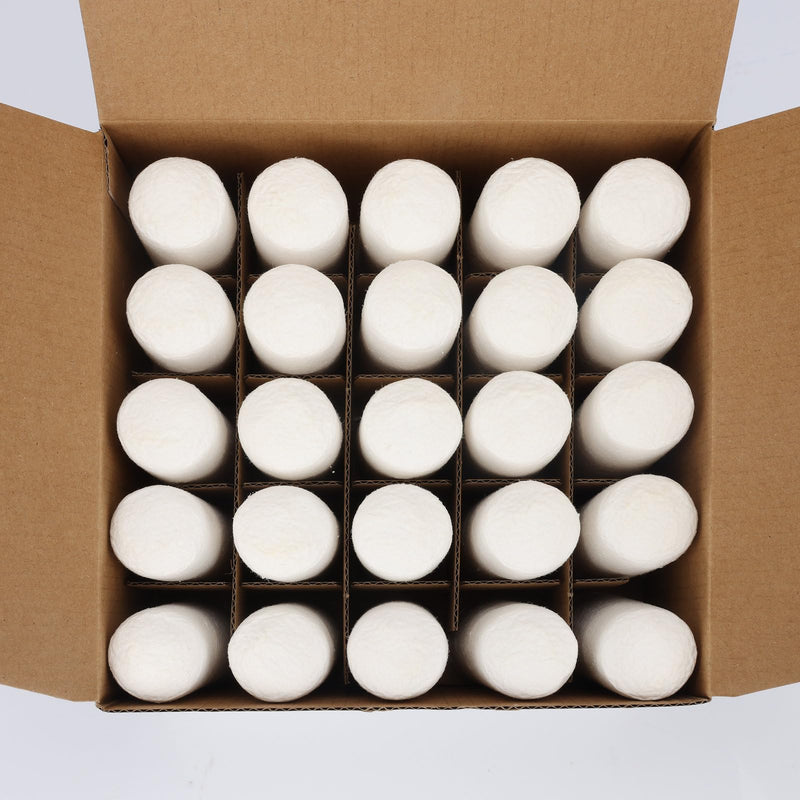 Labasics Cellulose Extraction Tubes 34mm Diameter 100mm Length Soxhlet Extraction Sleeves 25 Pack 34 x 100 mm