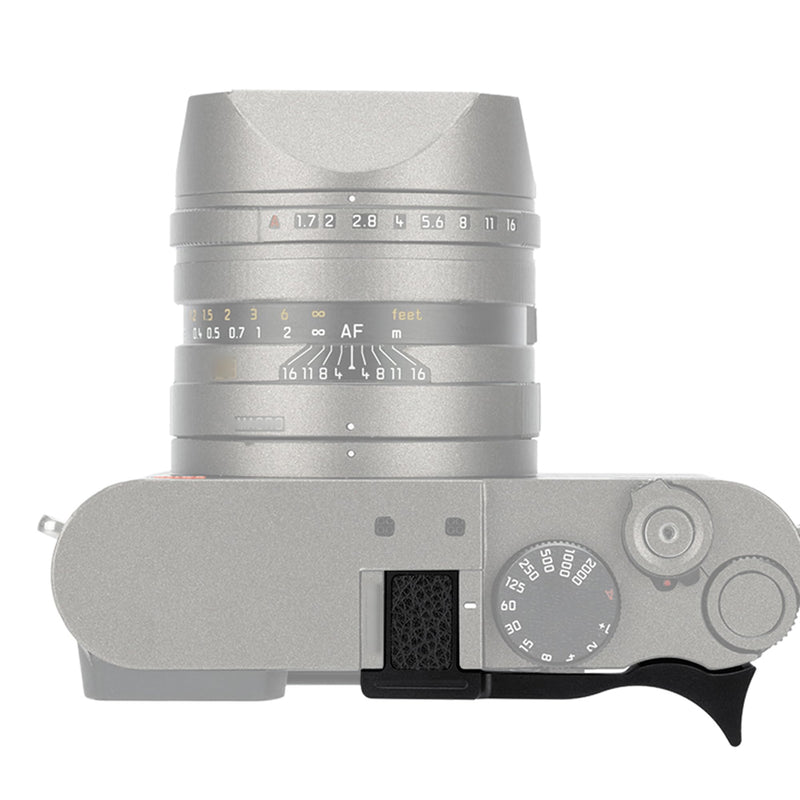 JJC TA-Q3 Thumbs Up Grip for Q3 Camera, Q3 Thumb Grip, Made of Premium Anodized Aluminium Alloy, Silicone Pad, Hot Shoe Grip for Q3, Weight 9G, Size 68.1 x 30.7 x 18mm 3