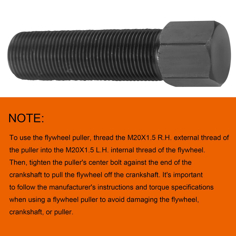 Flywheel Puller M20X1.5 R.H. External Thread,Motorcycle Flywheel Puller Tool Compatible for Suzuki SV650 99-07 SV650S 01-07