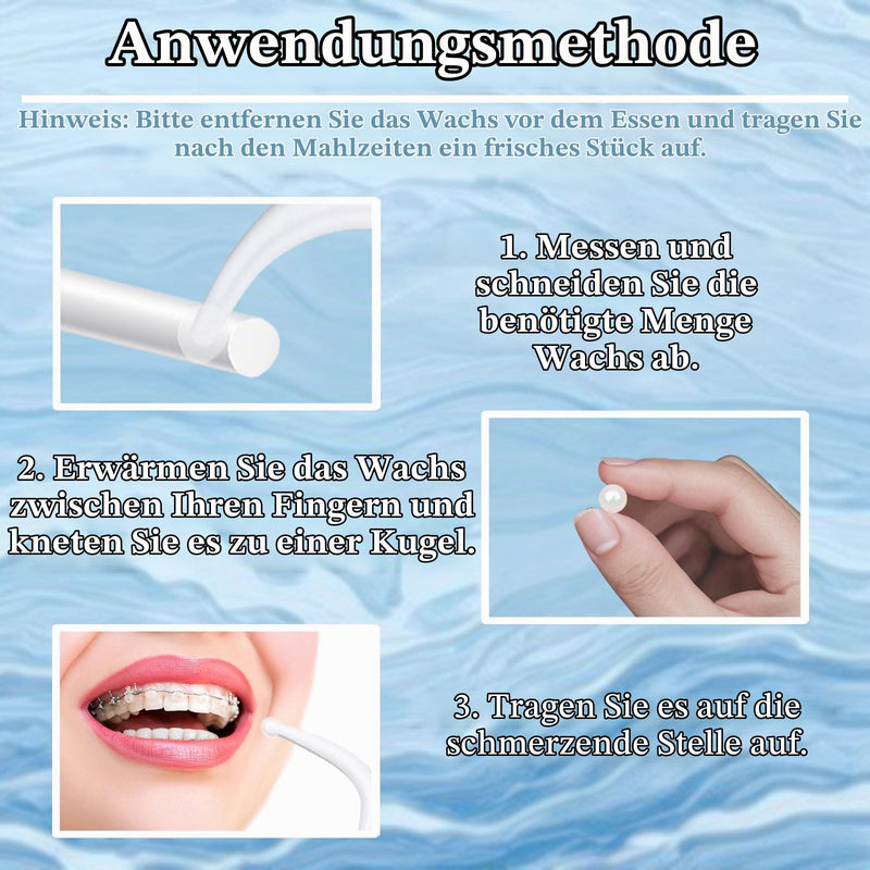 Orthodontic Wax for Braces and Dental Apparatus Clear Braces Wax Braces Wax 8 Sets