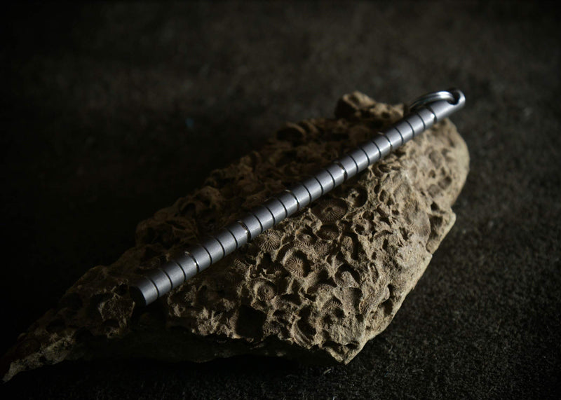 TEC Accessories - Inchworm - Titanium - Ruler - Imperial Units - Keychain Tool - Everyday Carry Inchworm (Imperial)
