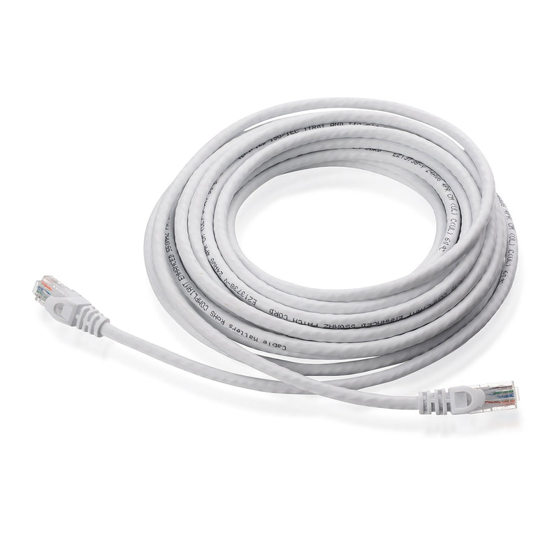 Cable Matters 10Gbps Snagless Cat 6 Ethernet Cable 25 ft (Cat 6 Cable, Cat6 Cable, Internet Cable, Network Cable) in White