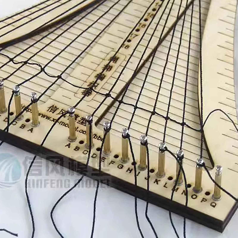 iDili Ship Model Building Tool Rope Ladder Weaver Braide Knotte Rope Ladder Classic Sailboat Ancillary Tools（L） L
