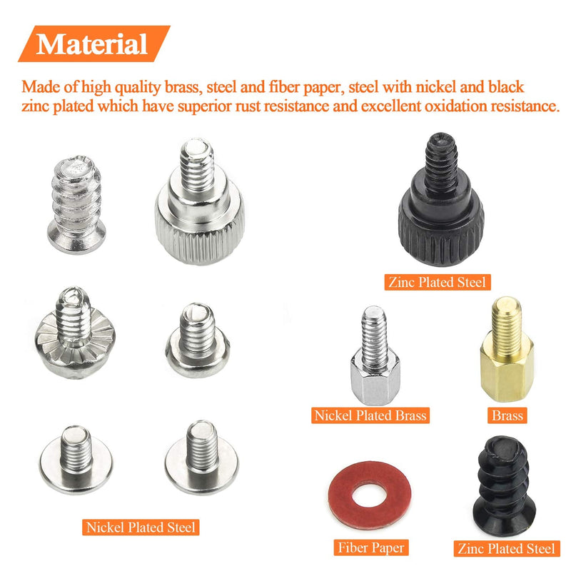 360 Pieces Computer Standoffs Screws Assortment Kit with a Screwdriver