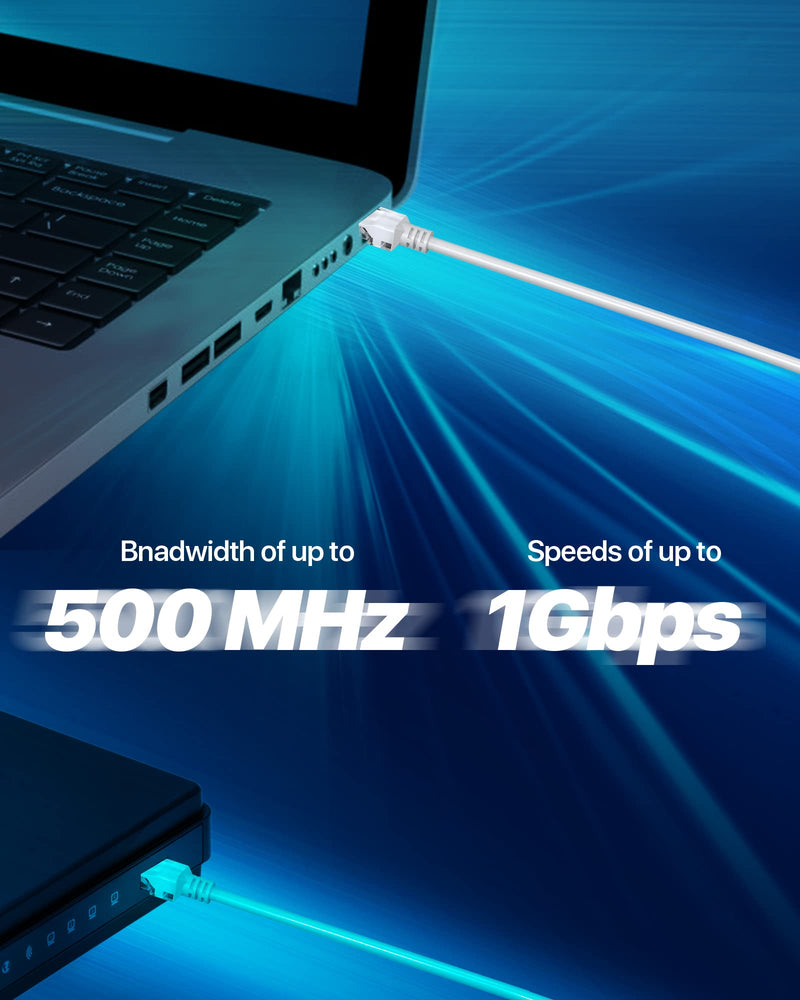 ZOSI Cat5e 150ft(45m) Ethernet Network Cable High Speed Network RJ45 Wire Cord for POE Security Cameras, PoE Switch, Internet Router, Laptop, Computer,Wireless IP Cameras