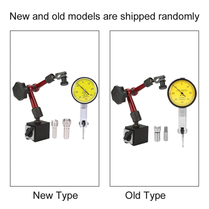 0.01 mm dial indicator with magnetic holder 0~0.8 mm magnetic measuring stand with dial indicator lathe accessories metal