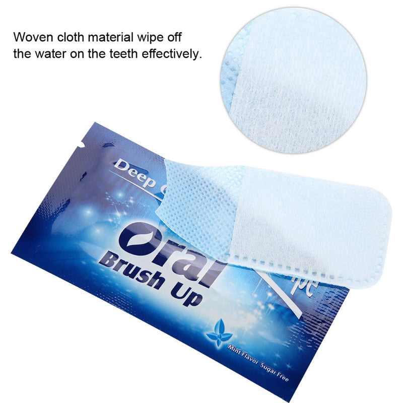 50 Pcs Teeth Cleaning Cloth Teeth Cleaning Tool for Mouth and Deep Cleaning
