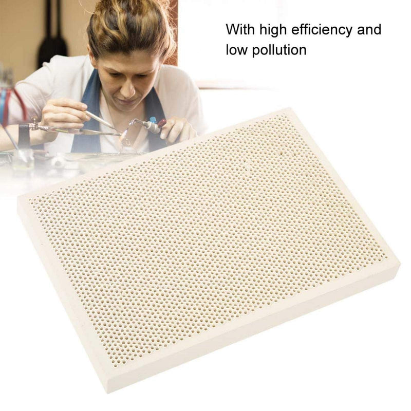 Ceramic soldering plate, plate ceramic tiles fireproof welded plate jewelry processing tools gold tools jewelry accessories jewelry heating color printing drying