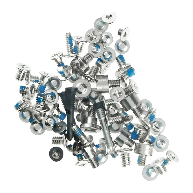 MMOBIEL Screw Set for iPhone 13 – Complete Full Screw Set Replacement - Comprehensive Repair Kit Includes Pentalobe Bottom Screws in Black, Silver and 4 Screwdrivers