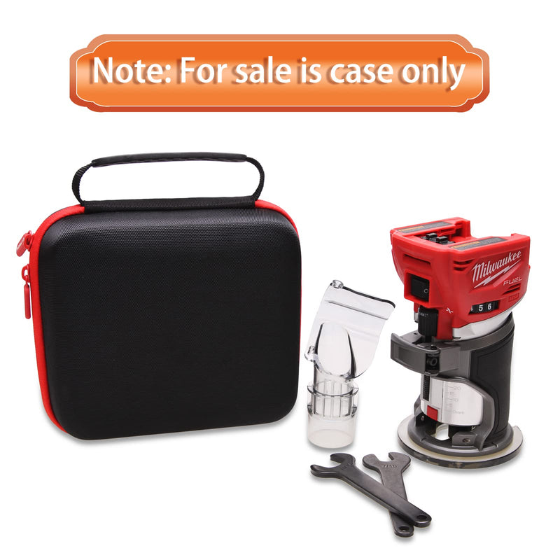 LTGEM Case Compatible with Milwaukee's 2723-20 M18 Cordless Compact Router(Case Only)