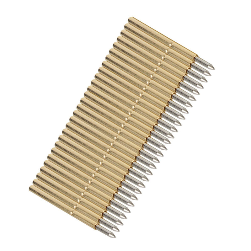 Pack of 100 P75-B1 Pogo Pins, Spring Contact, Pogo Pin Connector | PCB test probe, for testing PCB gold fingers, pads
