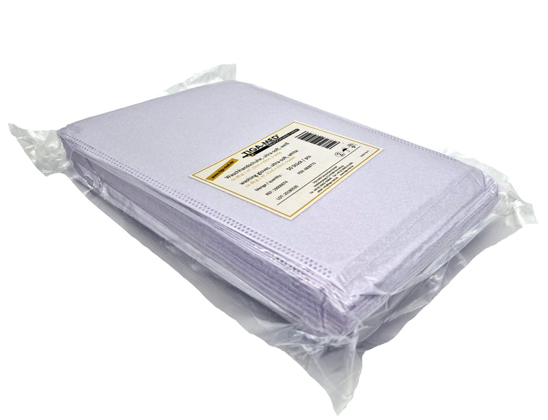 White Disposable Washcloth – Ultrasoft Molton Original Tiga-Med Quality, Pack of 100 50 pieces (pack of 2)