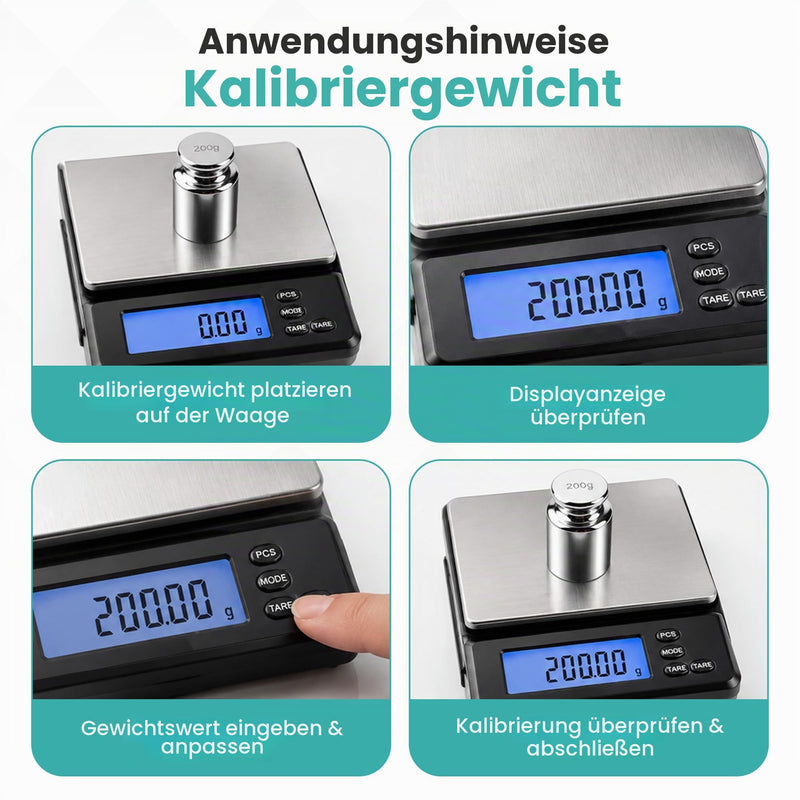 Trimming Shop 200g Scale Weight for Precise Calibration for Checking the Accuracy of both Pocket and Digital Scale by