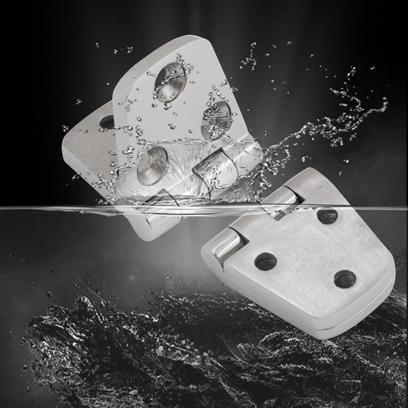 316 Stainless Steel Hinges Marine Grade 3" x 1.5" Heavy Duty Boat Hatch Hinge (76 mm X 38 mm) 4 Pack Casting Cabinet Door Hinge with Screws 4pack