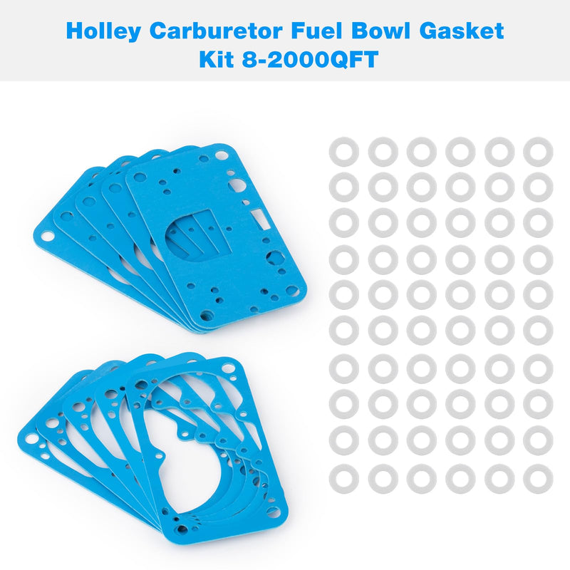 4150 Carburetor Gasket Kit for Holley Carburetors 8-2000QFT 8-2000 M2300 Fits Holley Carburetor Fuel Bowl Gasket Kit