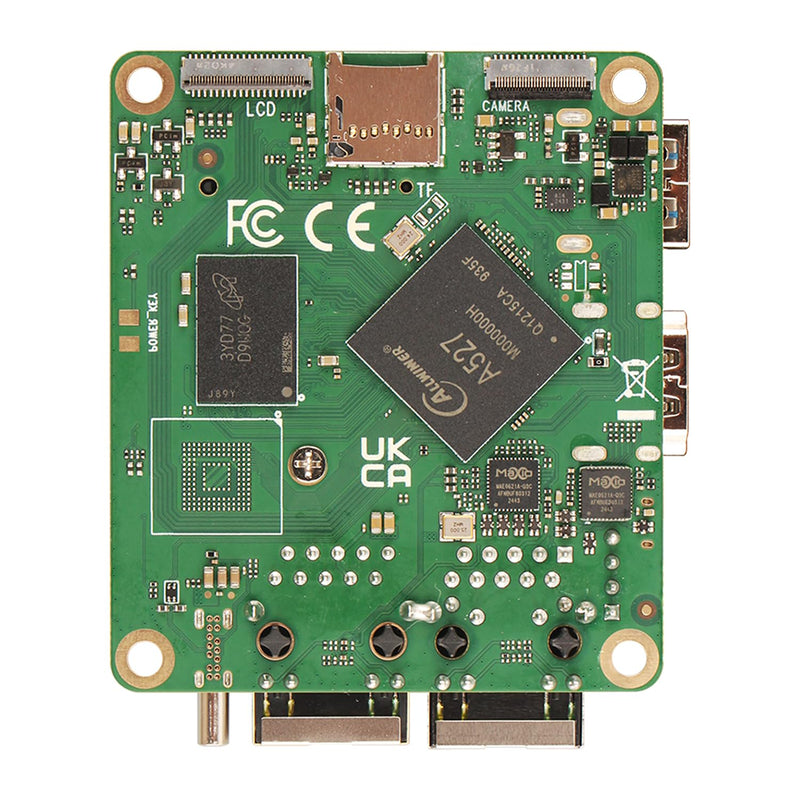 Cubie A5E, 8-core CPU, Dual Gigabit Ethernet Ports,Supporting M.2 2230 NVMe SSD,Single Board Computer Cubie A5E 4GB A527