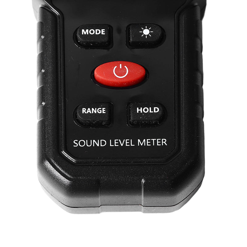 Decibel Meter, S8607 Digital Sound Level Meter 30-130 dB with LCD Display with Backlight MAX/MIN, Portable SPL Meter with Data Storage, High Precision